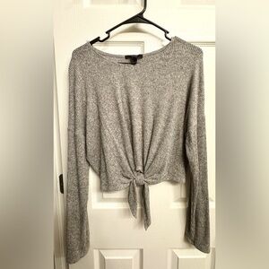 Forever 21 Heather Gray Ribbed Sweater
